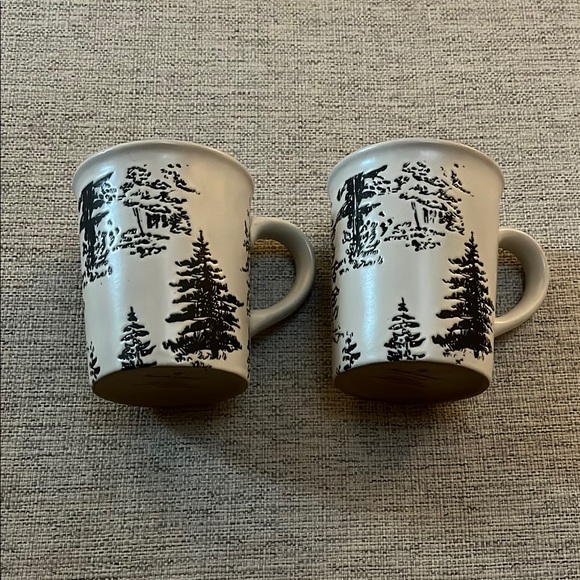 Hearth Hand with Magnolia Sour Cream Black Winter Tree Pine